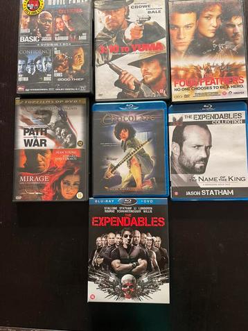 9cd’s in 7cassettes(films)3blu ray/o.a.expendables beschikbaar voor biedingen