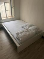 Ikea bed (1,5 months old), Wit, Tweepersoons, Zo goed als nieuw, Hout