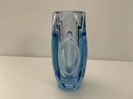 Sklo Union Bullet Vaasje Blauw, 1950s, Ophalen of Verzenden