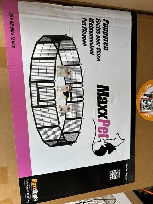 Puppyren 12 panelen NIEUW!, Dieren en Toebehoren, Hondenbenches, Nieuw, Ophalen