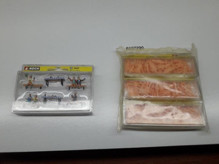 4 sets H0 Noch Figuren 15832, 16020, 16025, 16030 NIEUW, Hobby en Vrije tijd, Modeltreinen | H0, Nieuw, Overige typen, Gelijkstroom of Wisselstroom