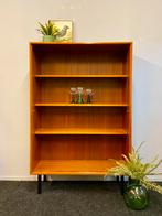 Midcentury design Formule wandkast boekenkast jaren 60/70, Ophalen, Met plank(en), Kempkes Formule meubelen, 50 tot 100 cm