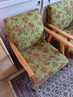 1 vintage stoel opknapper Deens design retro landelijk, Huis en Inrichting, Fauteuils, Ophalen, Gebruikt, Minder dan 75 cm, Vintage