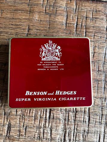 Benson & Hedges Blikje - Vintage verzamelobject beschikbaar voor biedingen