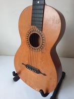 Parlorgitaar met koffer ca 1910, Ophalen, Gebruikt, Klassieke of Spaanse gitaar, Met koffer