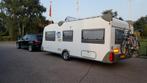 Knaus Eurostar 550 Super Compleet met alle accessoires, Caravans en Kamperen, Caravans, Omvormbare zithoek, Rondzit, Bedrijf, 6 tot 7 meter
