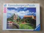 ravensburger puzzel windmolen, Gebruikt, Ophalen of Verzenden, 500 t/m 1500 stukjes, Legpuzzel
