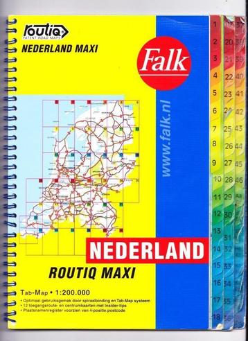 wegenkaart Falk Nederland maxi Tab map 1:200.000 beschikbaar voor biedingen