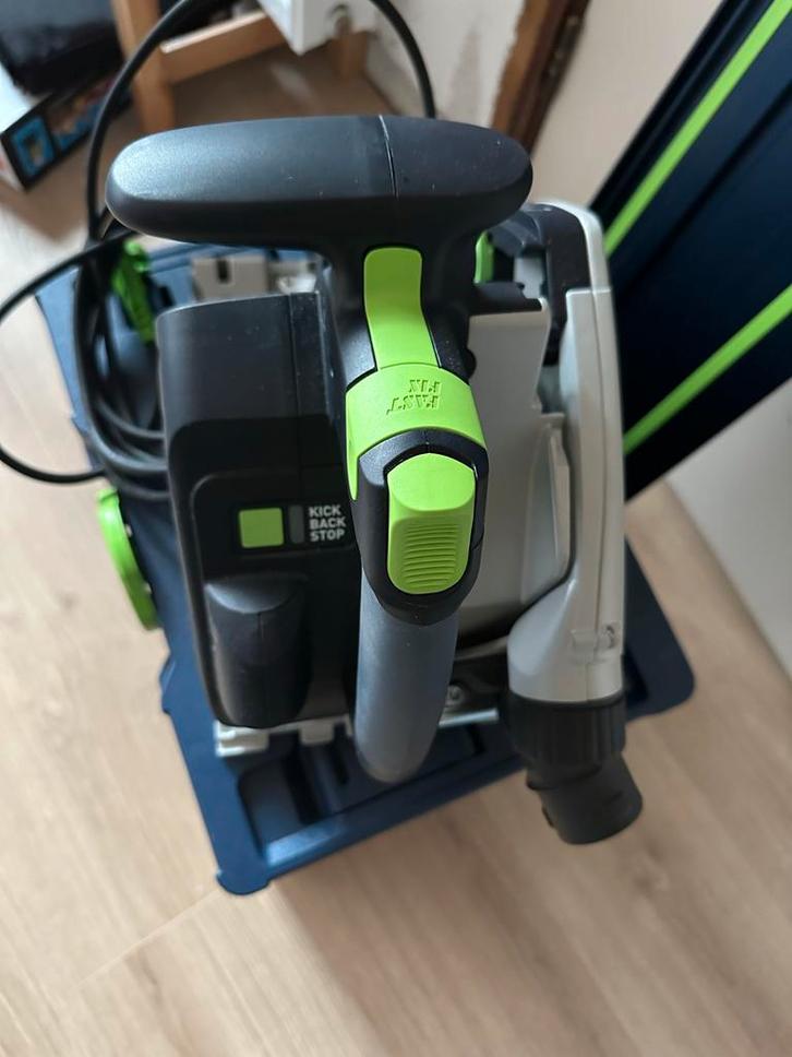 Zgan Festool TS 60 KEBQ-Plus Invalzaag incl geleiderrail, Doe-het-zelf en Verbouw, Gereedschap | Zaagmachines, Gebruikt, Invalzaag