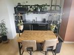 Kookeiland IKEA met 2 barstoelen, Huis en Inrichting, Keuken | Complete keukens, Overige typen, Met kookeiland, Zo goed als nieuw