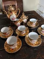 Gouden Koffiestelletje met Romantisch Design, Antiek en Kunst, Ophalen