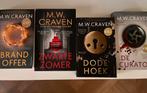 Thriller boeken M.W. Craven Brandoffer, Zwarte Zomer plus 2, Ophalen of Verzenden, Zo goed als nieuw