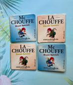 La Chouffe bier onderzetters 🍻, Verzamelen, Ophalen of Verzenden, Zo goed als nieuw, Viltje(s)