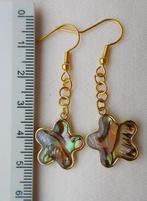 Abalone oorhangertjes (F84138), Sieraden, Tassen en Uiterlijk, Oorbellen, Ophalen of Verzenden, Nieuw, Hangers