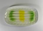 Elchinger Majolica Barbotine asperge serveerschaal, Huis en Inrichting, Overige materialen, Ophalen of Verzenden, Overige stijlen
