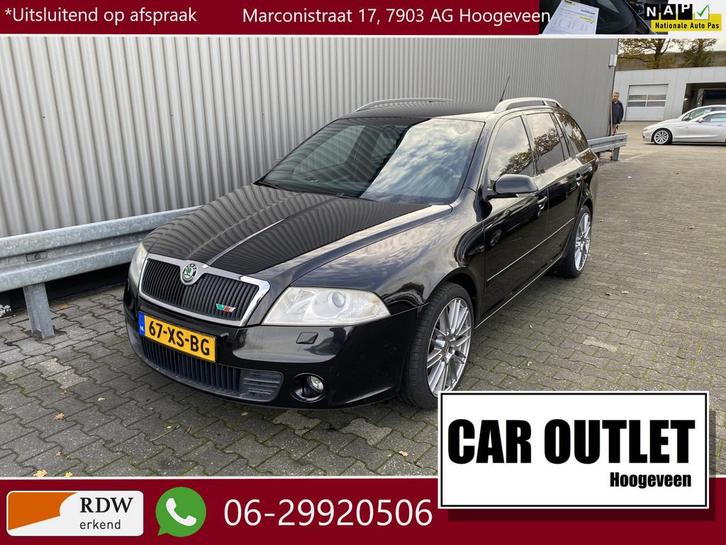 Skoda Octavia Combi 2.0 TFSI RS Half Leer, Clima, Stoelvw, C, Auto's, Skoda, Bedrijf, Te koop, Octavia, ABS, Airbags, Airconditioning