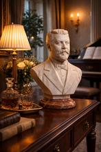 Prachtige Tsjaikovski Marmeren Buste - Monumentaal Kunstwerk, Antiek en Kunst, Ophalen of Verzenden