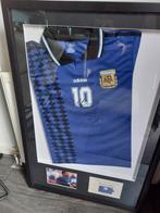 Gesigneerd shirt maradonna.  Met echtheid certificaat, Verzamelen, Sportartikelen en Voetbal, Ophalen of Verzenden, Zo goed als nieuw