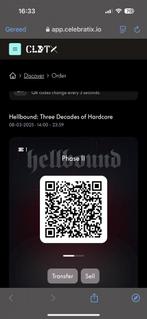 2x tickets hellbound 14:00-00:00 hemkade, Tickets en Kaartjes, Twee personen