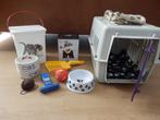 Kattenaccessoires, reismand, bakjes, kleedjes, speeltjes, Dieren en Toebehoren, Ophalen, Gebruikt