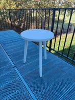 Gervasoni Bijzettafel Eiken Wit - 50cm Rond, Huis en Inrichting, Minder dan 55 cm, Rond, Ophalen of Verzenden, Zo goed als nieuw