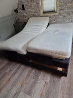 Elektrisch verstelbaar 2-persoons boxspring, Ophalen, Tweepersoons, 180 cm, 200 cm