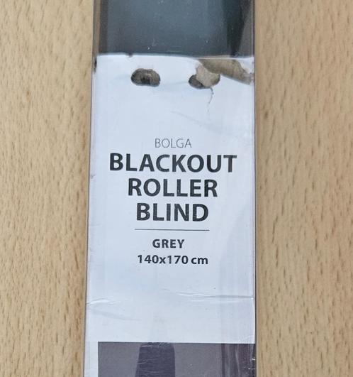 Rolgordijn verduisterend BOLGA 140 x170 cm grijs, NIEUW, Huis en Inrichting, Stoffering | Gordijnen en Lamellen, Nieuw, 150 tot 200 cm