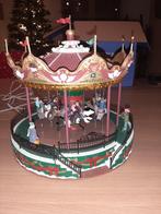 Lemax carrousel kerstdorp miniatuur, Ophalen of Verzenden, Gebruikt