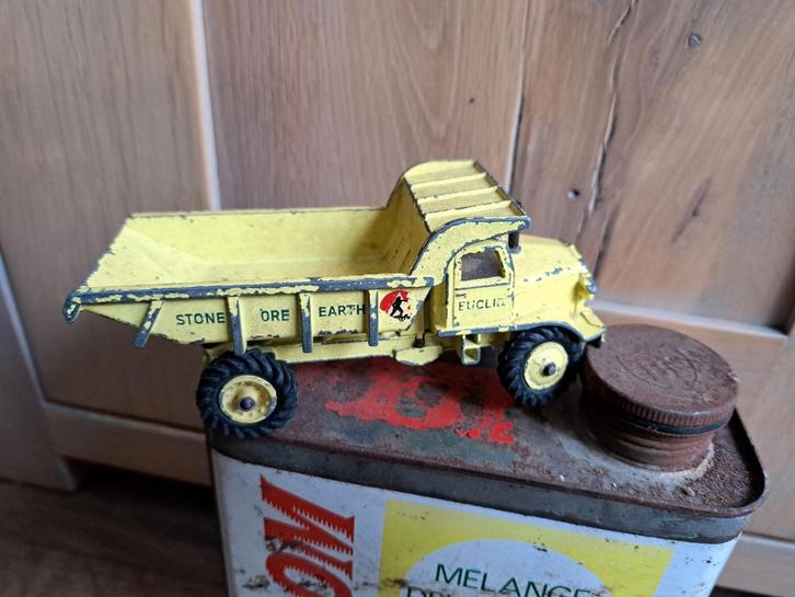 Vintage Dinky Super Toys Euclid rear dump truck nr 965, 1956, Antiek en Kunst, Antiek | Speelgoed, Ophalen of Verzenden