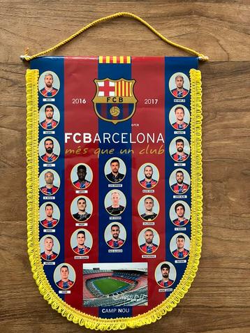 FC Barcelona voetbal vaantje vaan pennant seizoen 2016 2017 beschikbaar voor biedingen