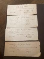 De “werken van Flavius Josephes” met kwitanties uit 1870, Antiek en Kunst, Ophalen of Verzenden, Bijbel