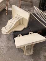 Oude houten concoles antieke woonaccessoires, Ophalen