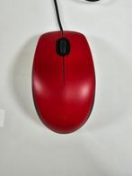 Logitech M110 Bedrade Silent Muis - Rood, Ergonomisch, Logitech, Info@currentcomponents.nl, Nieuw