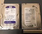 WD Purple Harde Schijven – 1TB & 2TB (Surveillance HDD’s), Intern, Zo goed als nieuw, Desktop, 1TB en 2TB