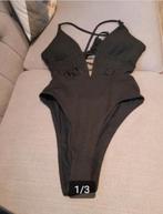 Nieuw zwart badpak lage rug, Kleding | Dames, Badmode en Zwemkleding, Zwart, Nieuw, Badpak, Ophalen of Verzenden