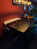 Eettafel Moos model Tygo teakhout, Ophalen, Gebruikt, Teakhout, 200 cm of meer