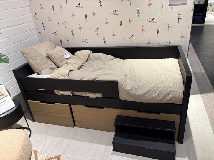 Ralph bedbank, Kinderen en Baby's, Kinderkamer | Bedden, 180 cm of meer, 85 tot 100 cm, Lattenbodem, Ophalen