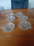 Set van 6 glazen schaaltjes, Ophalen, Effen, Glas, Schaal of Schalen