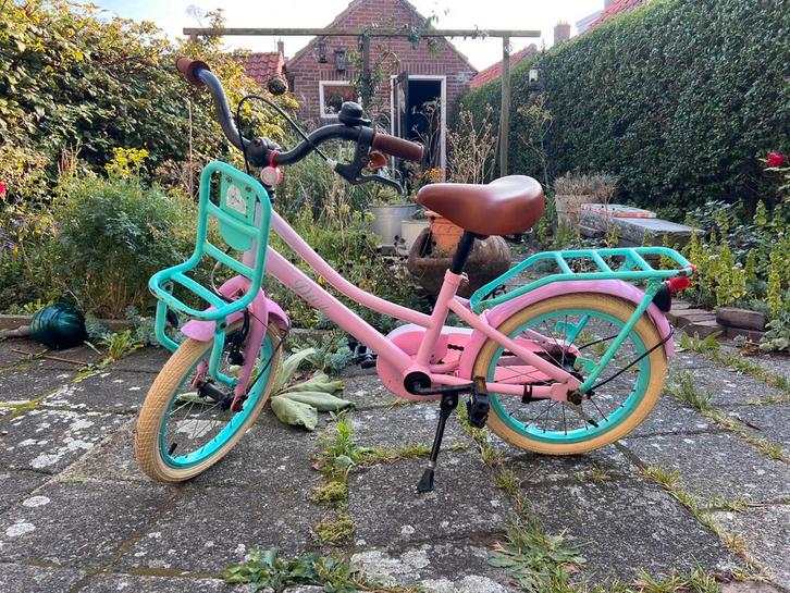 Leuke rose Diva Spirit kinderfiets 16 inch 4-6 jaar, Fietsen en Brommers, Fietsen | Kinderfietsjes, Gebruikt, 16 tot 20 inch, Ophalen