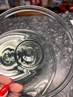 Copier Luchtrand Gebakstel - Leerdam Glas, Gebruikt, Wit, Ophalen of Verzenden, Glas