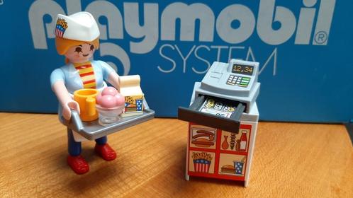 city life winkel restaurant vliegveld 5292 serveerster 100%, Kinderen en Baby's, Speelgoed | Playmobil, Zo goed als nieuw, Complete set