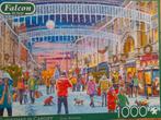 Falcon de Luxe Kerstpuzzel Cardiff 1000 stukjes, Ophalen of Verzenden, 500 t/m 1500 stukjes, Zo goed als nieuw, Legpuzzel