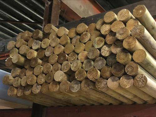 Nieuwe ronde houten palen, Tuin en Terras, Palen, Balken en Planken, Nieuw, Palen, Ophalen