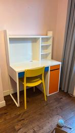 Bureau Ikea Micke blauwe of oranje. Kan beide kleuren, Ophalen, Gebruikt, Bureau