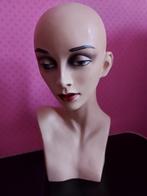 Vintage Etalagepop Hoofd, Antiek en Kunst, Ophalen of Verzenden