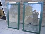 2 Draairamen, Doe-het-zelf en Verbouw, Glas en Ramen, Gevelraam of Ruit, Gebruikt, Minder dan 80 cm, 120 tot 160 cm