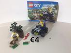 Lego City 60065 - Politie ATV, Ophalen, Zo goed als nieuw, Complete set, Lego