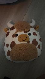 Squishmallow koe, Kinderen en Baby's, Speelgoed | Knuffels en Pluche, Ophalen of Verzenden, Zo goed als nieuw, Koe