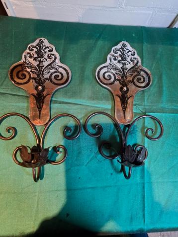  IJzeren kaarsenhouder beschikbaar voor biedingen