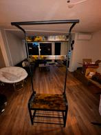 Zo snel mogelijk ophalen! Industriële kapstok met bankje, Zo goed als nieuw, Metaal, 150 tot 200 cm, Ophalen